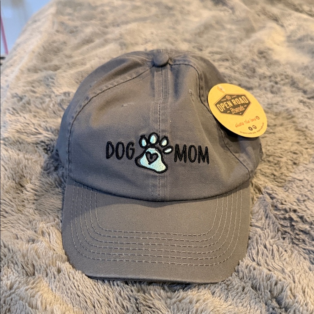 Open Road Brands Gray Dog Mom Hat